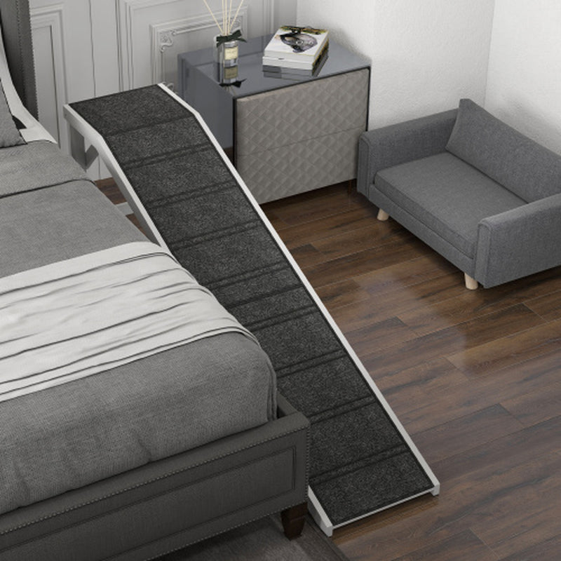 Ramp for Dog Bed, Pet Ramp for Dog with Non-Slip Carpet and Top Platform