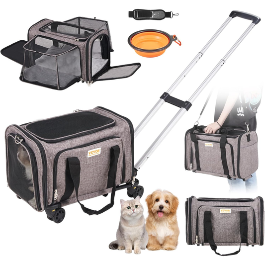 Pet Carrier With Wheels