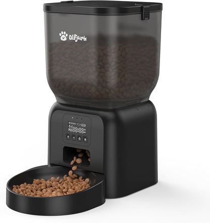 Automatic Dog & Cat Feeder with Freshness Preservation, 4L Timed Cat Feeder With