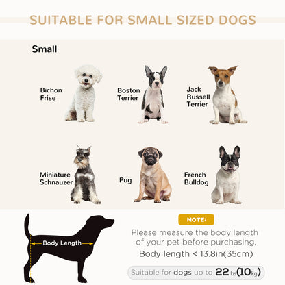 Luxury Small Dog Bed with Hidden Storage