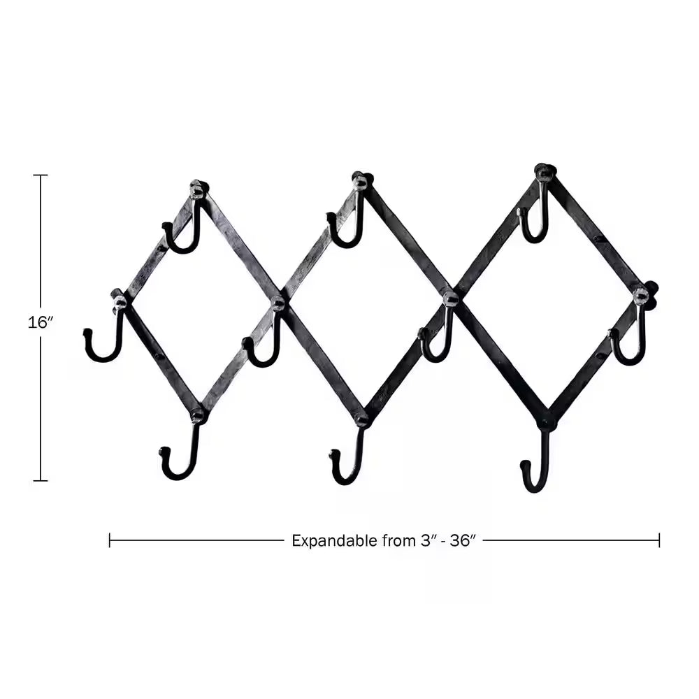 Accordion Wall Hanger, Black