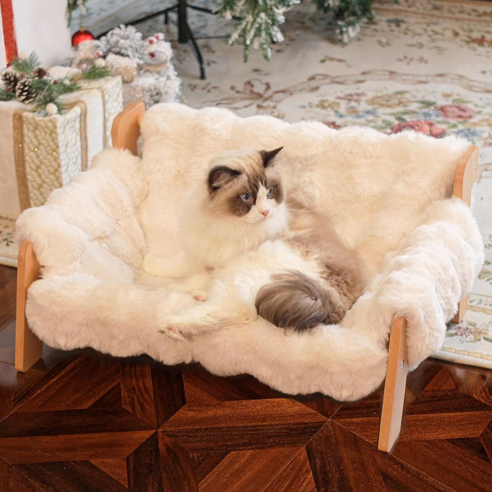 Luxury Elevated Cat Sofa Bed – Stylish Raised Comfort