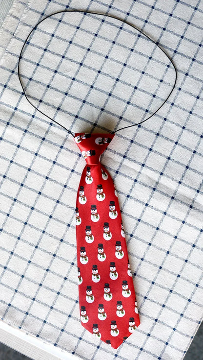 New 30/100Pcs Christmas Pet Dog Grooming Accessories Large Dog Neckties Ties Elastic Band Adjustable Pet Dog Large Ties Bowties