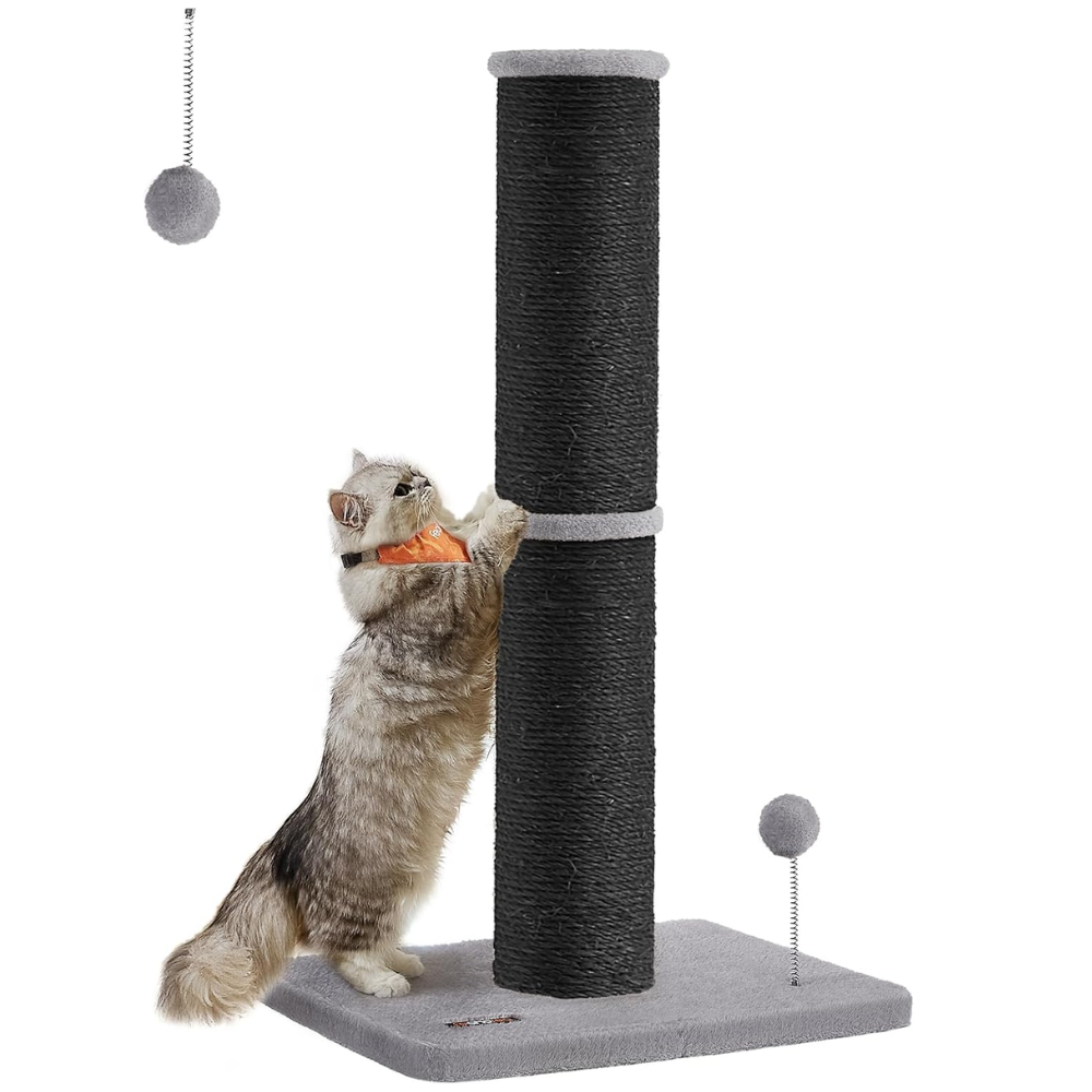 Premium Sisal Cat Scratching Post – Tall, Durable & Stable