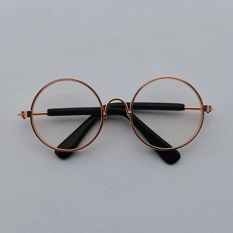 Lovely Vintage round Pet Sunglasses Reflection Eye Wear Glasses for Small Dog Cat Animal Photos Props Accessories