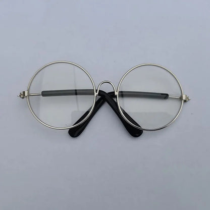 Lovely Vintage round Pet Sunglasses Reflection Eye Wear Glasses for Small Dog Cat Animal Photos Props Accessories
