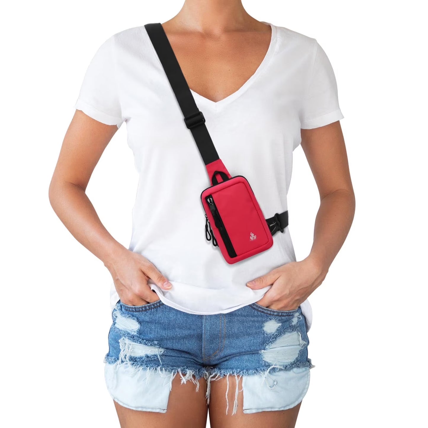 Small Crossbody Bag for Men Women Mini Sling Bag Travel Running Phone Daypack Cross Body Shoulder Bags with Keyholder