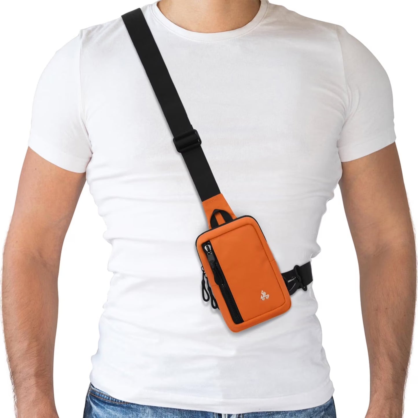 Small Crossbody Bag for Men Women Mini Sling Bag Travel Running Phone Daypack Cross Body Shoulder Bags with Keyholder