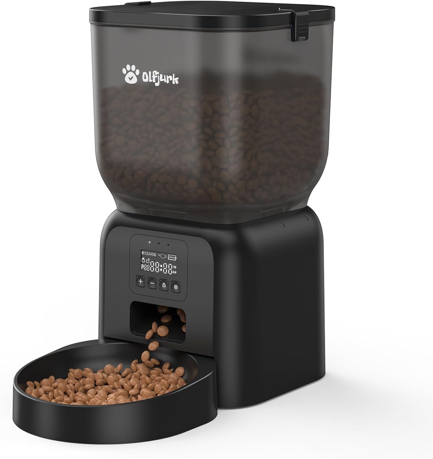 Automatic Dog & Cat Feeder with Freshness Preservation, 4L Timed Cat Feeder With