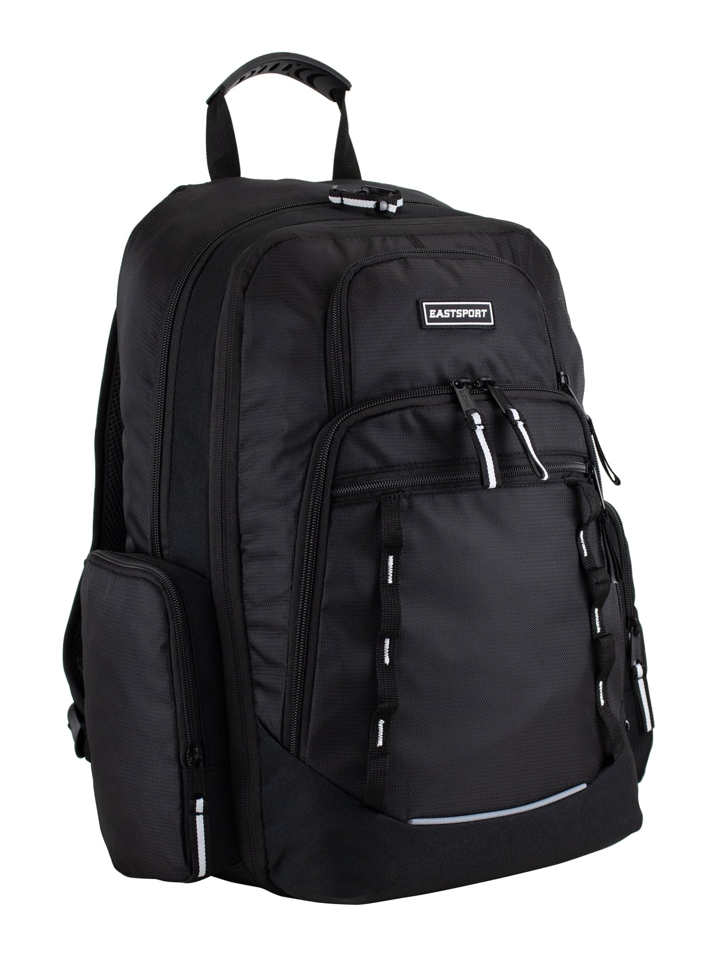 Unisex Diamond Expandable Recycled Backpack, Black