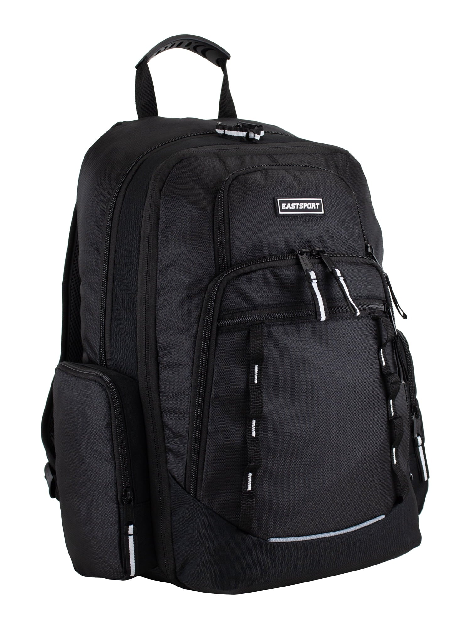 Unisex Diamond Expandable Recycled Backpack, Black