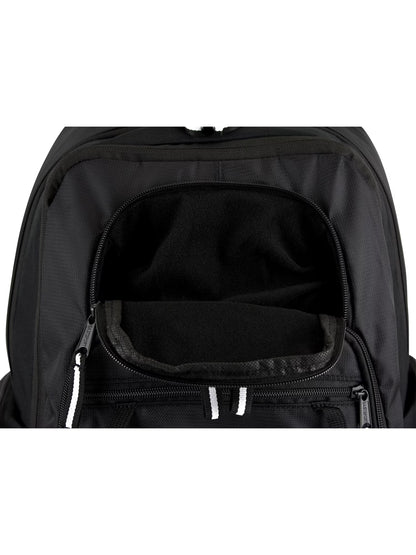 Unisex Diamond Expandable Recycled Backpack, Black