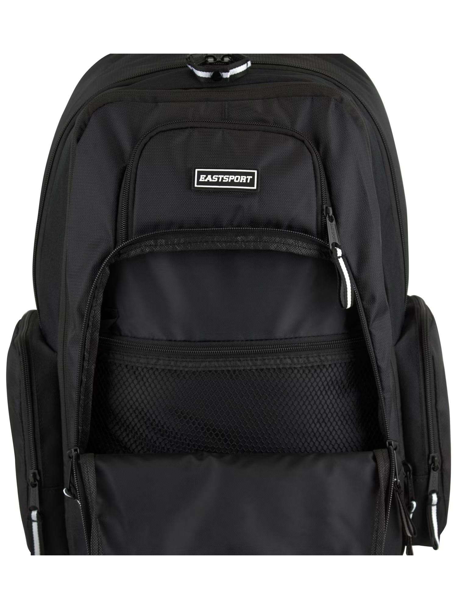 Unisex Diamond Expandable Recycled Backpack, Black