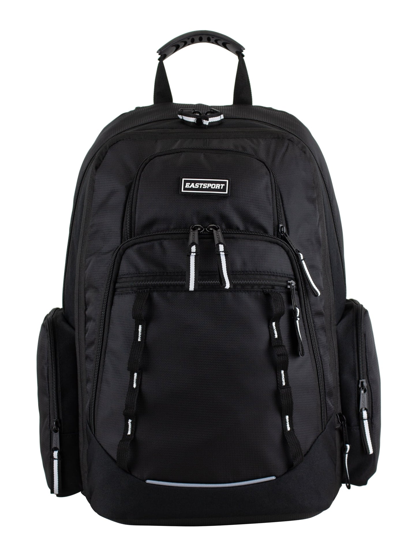 Unisex Diamond Expandable Recycled Backpack, Black