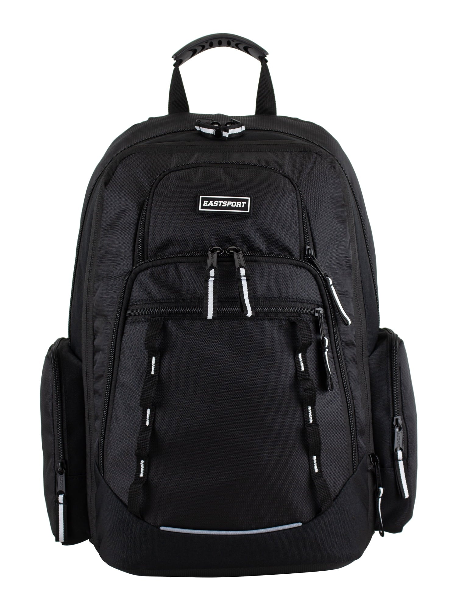 Unisex Diamond Expandable Recycled Backpack, Black