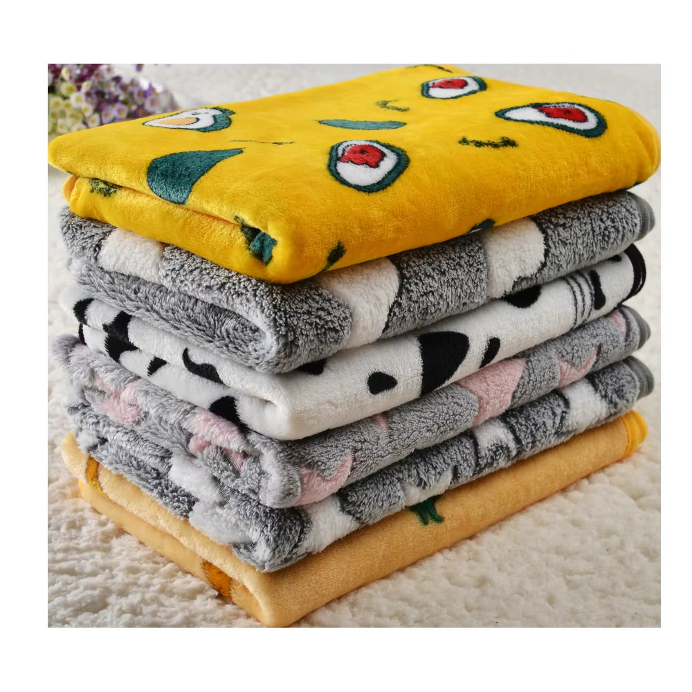Dog Bed Mat Blanket Soft Cozy Pet Cushion for Small Large Dogs Spring Autumn Warm Travel Mats French Bulldog Chihuahua Supplies